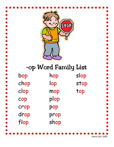 images  printable word family lists blank printable word family printable word