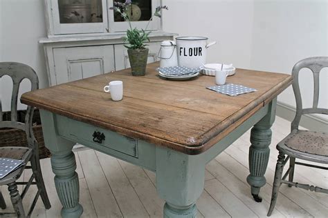 distressed antique farmhouse kitchen table  distressed