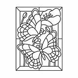 Butterfly Embossing Consumercrafts sketch template