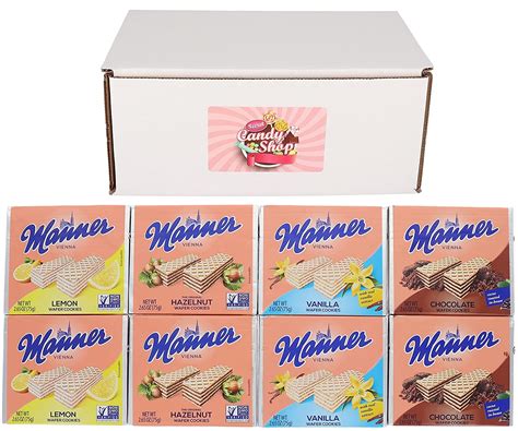 buy manner wafers variety pack   flavors vanilla chocolate