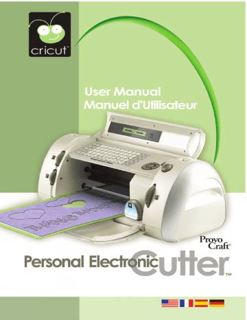 cricut user manual manualzz