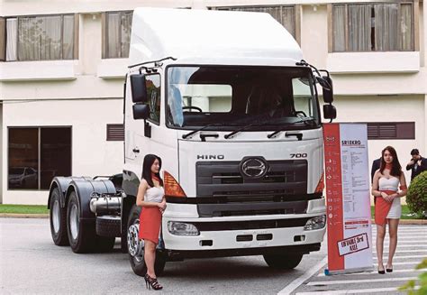 hino introduces  heavy duty prime mover  straits times