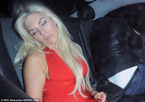 frankie essex looks worse for wear after night out with