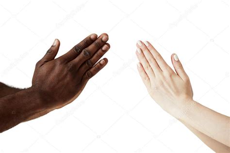 People Of Different Races Holding Hands — Fotografias De