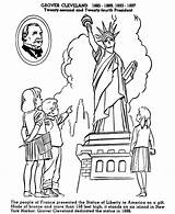Grover Presidents Patriotic sketch template