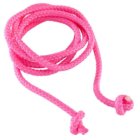 rhythmic gymnastics rope   pink domyos  decathlon