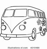 Van Clipart Hippie Vw Bus Coloring Clip Illustration Royalty Cartoon Camper Pages Google Drawing Illustrationsof Volkswagen Piter Rosie Fr Sketch sketch template