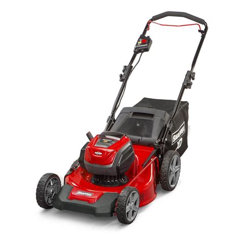 snapper  xd  volt   electric cordless  walk  lawn mower  pounds red