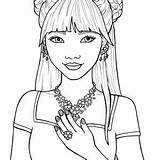 Hair Coloring Pages Girl Printable Color Getcolorings Adult sketch template