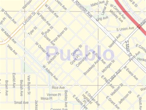 Zip Code Map Pueblo Colorado Map Of World
