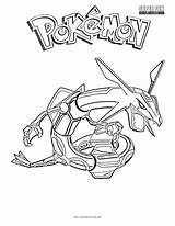 Rayquaza Pokemon Coloring Pages Getdrawings Pokémon Super Template sketch template