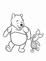 Pooh Winnie Piglet Coloring Pages Pig Friendship Disney Drawing Printable Cartoon Classic Bear Drawings Characters Print Easy Draw Bär Poo sketch template