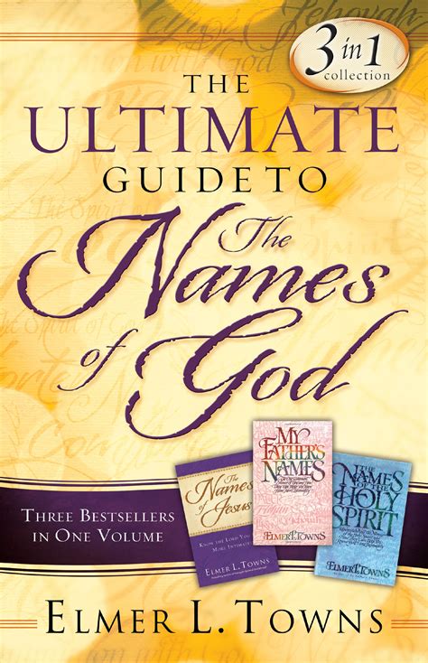 ultimate guide   names  god  bestsellers   volume logos bible software