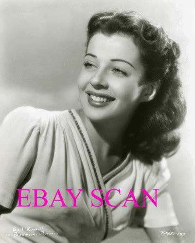 gail russell 8x10 lab photo bandw glamour beauty portrait rare close up