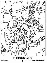 Silas Jail Apostle Frees Azcoloring sketch template