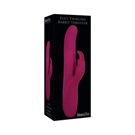 Aande Eve’s Twirling Rabbit Thruster Rechargeable Silicone Burgundy