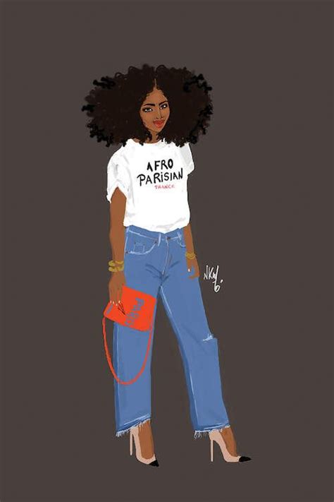 afro parisianer canvas art print by nicholle kobi in 2020