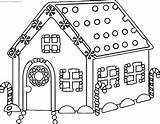 House Coloring Gingerbread Cute Wecoloringpage Pages sketch template