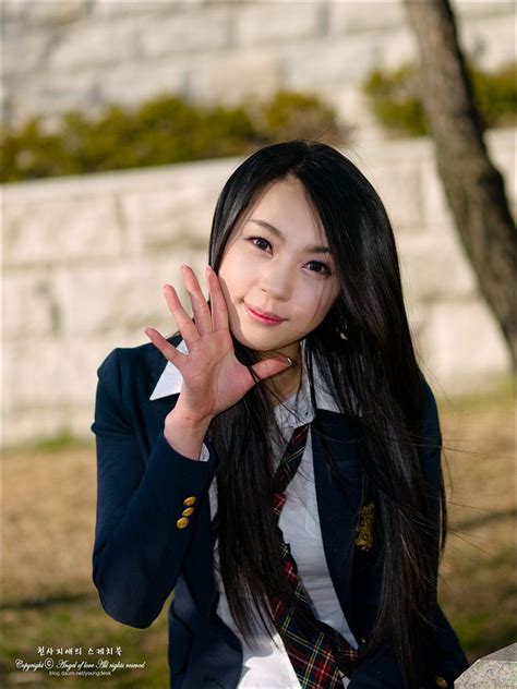 south korean cute model ju da ha s school girl fashion dap news korean schoolgirl