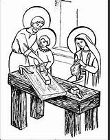Holy Family Coloring Getcolorings Printable sketch template