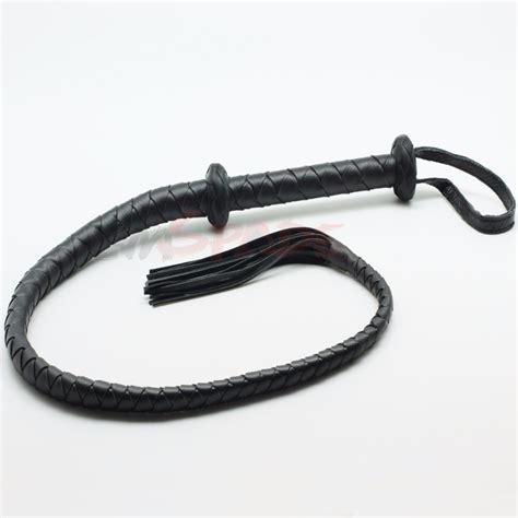 buy 120cm 100 handmade pu leather whip for adult sex