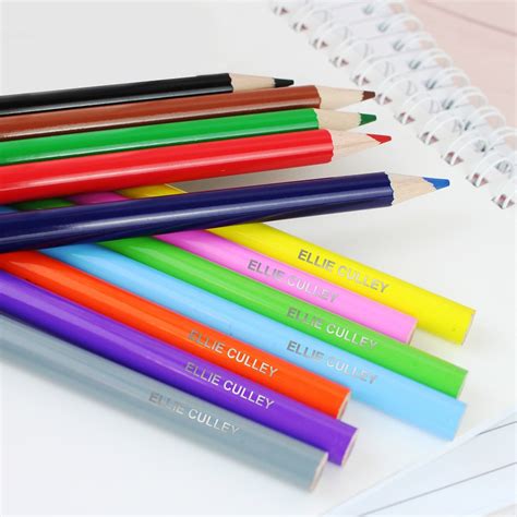 personalised pack   colouring pencils love  gifts