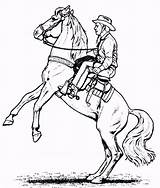 Coloring Pages Cowboy Cowgirl Horse Printable Cowboys Color Boys Horses Getcolorings Corvette Darth Vader Getdrawings Popular Print sketch template