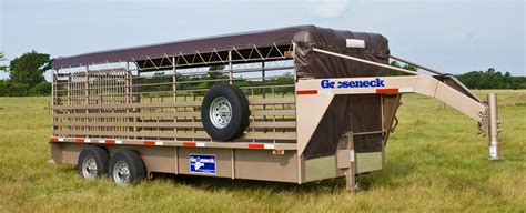 stock trailers gooseneck trailer mfg