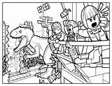 Jurassic Lego Park Coloring Pages Printable Drawing Getdrawings Drawings Movies sketch template