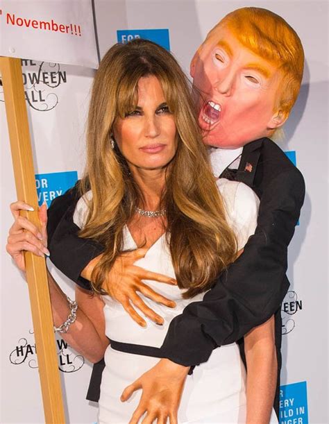 jemima khan ‘groped by donald trump mannequin in provocative costume