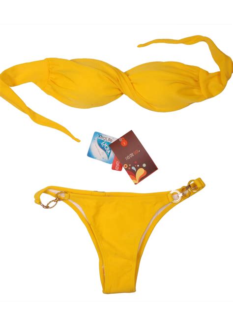 Two Piece Swimwear Bandeau Bikini Arembebe Brand Rio De Sol