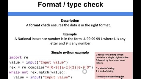 programming format type check youtube
