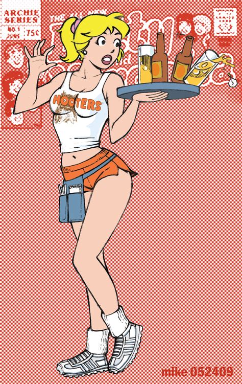 Betty Cooper Hooters Waitress Pinup Betty Cooper Porn