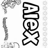 Alex Coloring Pages Sheets Name Hellokids Alexa sketch template