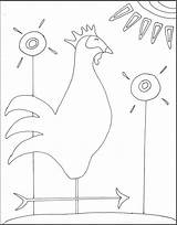 Hand Doodle Primitives Bird Patterns Embroidery Freebie Drawing Rooster sketch template