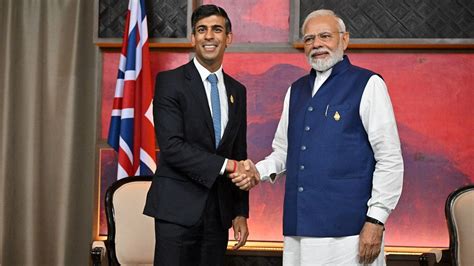 modi meets rishi sunak    bali discusses ways  boost trade  india  uk
