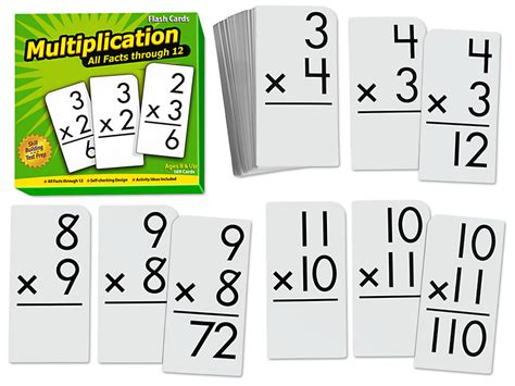 multiplication  facts   flash cards  lakeshore learning