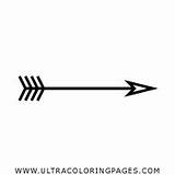 Arrow Coloring Pages Bow sketch template