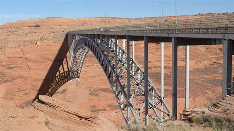 steel arch bridge  coconino county arizona