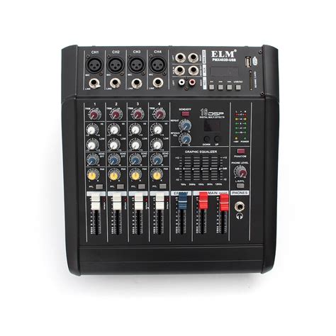 pmxd usb  channel professional powered dj mixer power mixing amplifier amp usb sale