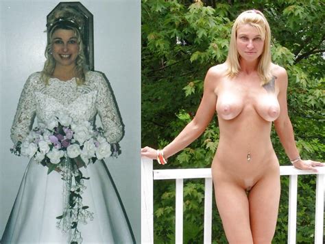 real amateur brides dressed and undressed nude pics