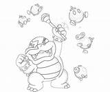 Coloring Pages Koopa Lemmy Bowser Iggy Dry Morton Colouring Dark Printable Getcolorings Getdrawings sketch template