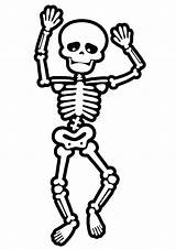 Coloring Pages Skeleton Skeletons Dancing Halloween Esqueleto Printable Para Print Recortar Cartoon Sheets Cute Papel Crafts Toddler Skillofking Montar Popular sketch template