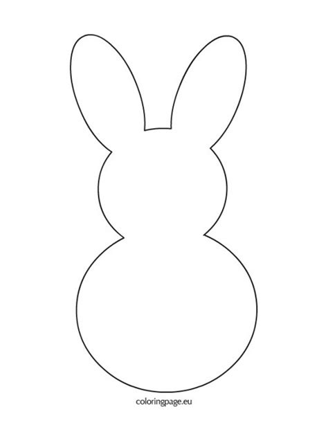 bunny template  printable templates