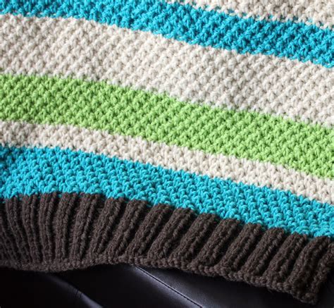 skadoot original designs learn  knit  easy baby blanket