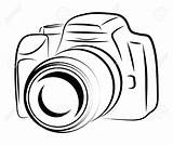 Camera Drawing Canon Contour Stock Getdrawings Isolated Simplified Illustration sketch template