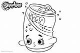 Coloring Soda Pages Shopkins Pops Kids Pop Printable Template sketch template