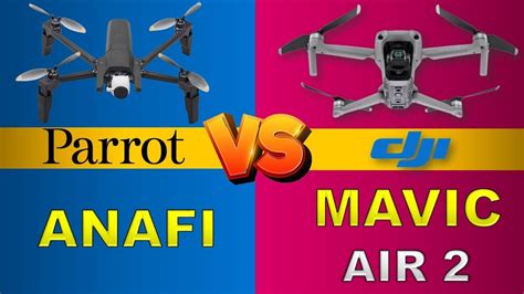 dji mavic air   parrot anafi drones comparison youtube