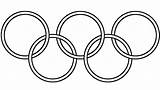 Coloring Olympic Flag Pages Popular sketch template