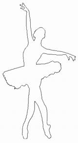 Outline Ballet Clipart Pages Ballerina Coloring Bailarina Dancer Drawing Dancing Template Silhueta Colouring Cliparts Moldes Kitty Siluet Clip sketch template